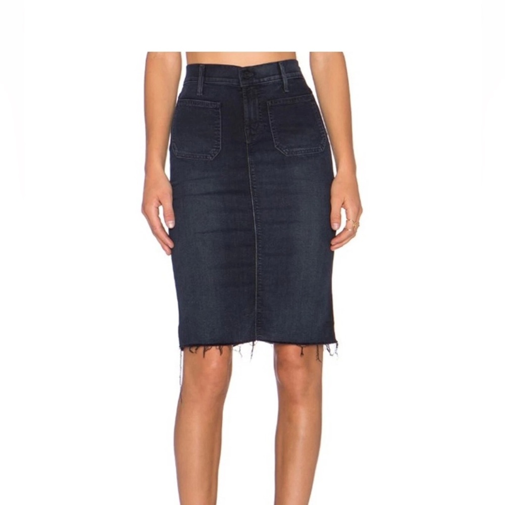 MOTHER High Waisted‎ Patchie Midi Skirt Sz 24